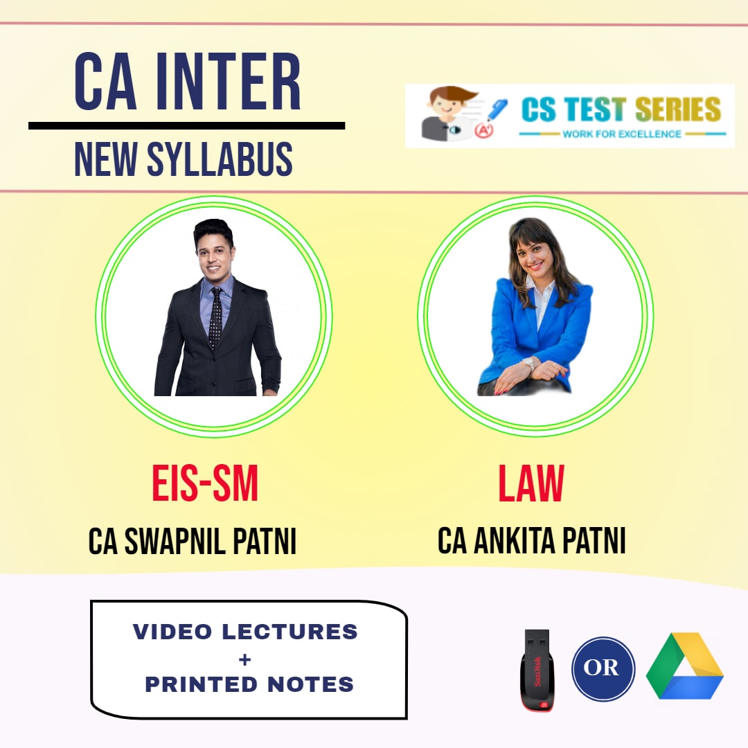 CA INTERMEDIATE COMBO EIS SM AND CORPORATE AND OTHER LAWS COMBO Full Lectures By CA Swapnil Patni CA Ankita Patni